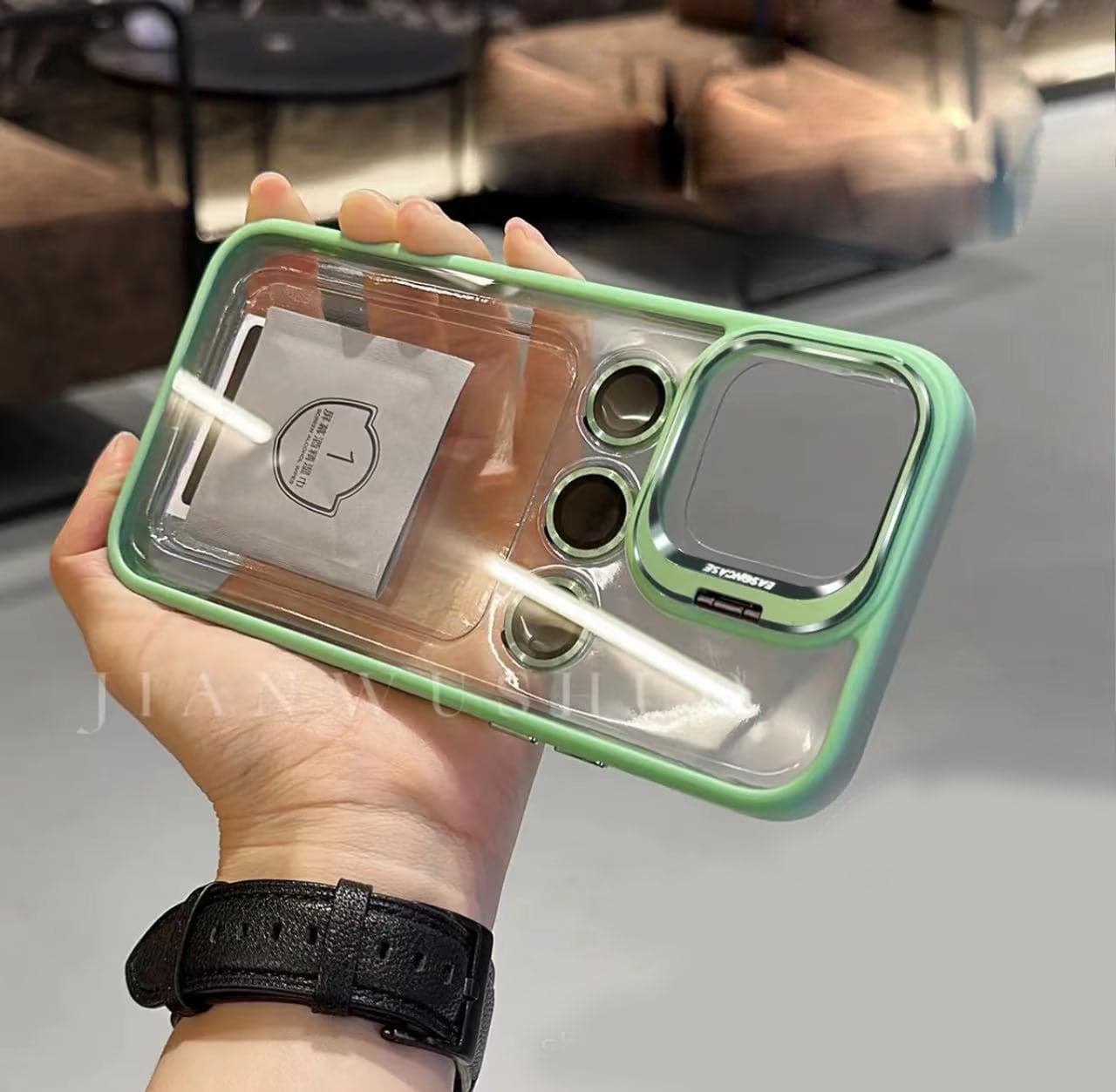 Self-contained Stand Case Cover for iPhone