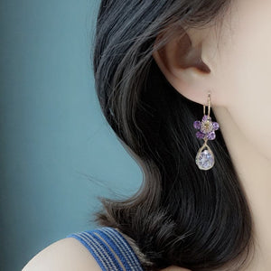 Luxury Flower Earrings | Modieuze Glanzende Kristal Accessoires