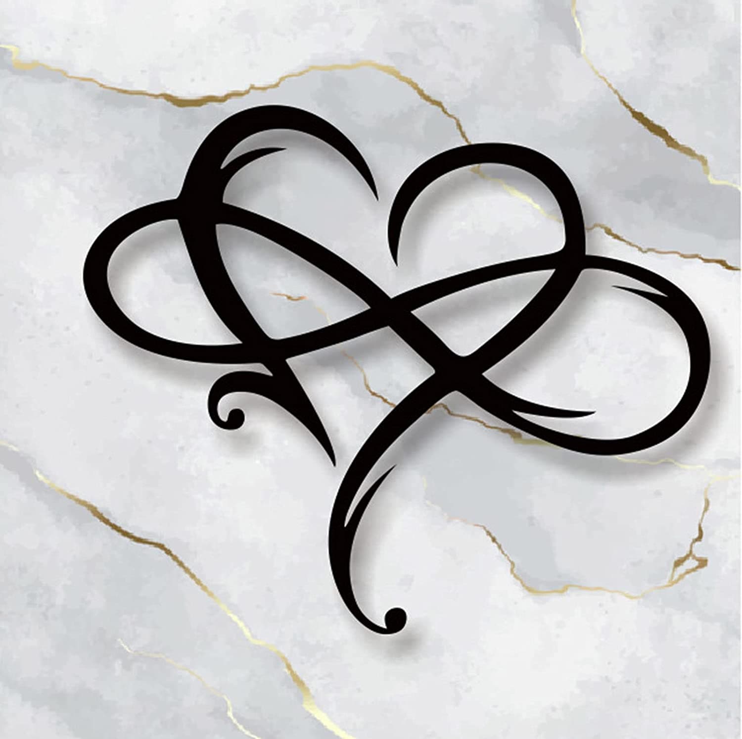 Infinity hart wand decoratie | Het symbool van de eeuwige liefde