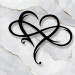 Infinity hart wand decoratie | Het symbool van de eeuwige liefde
